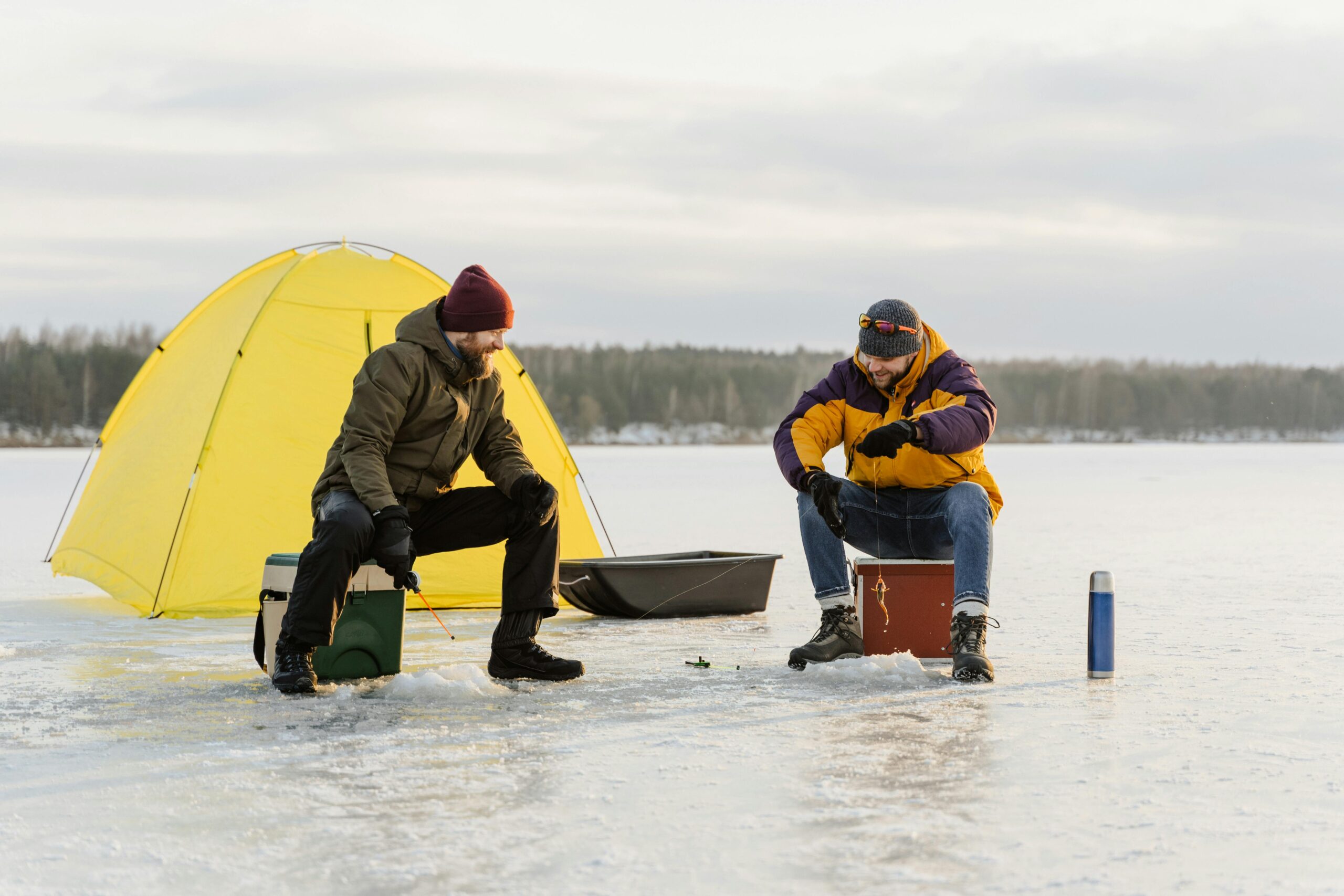 how to ice fishing